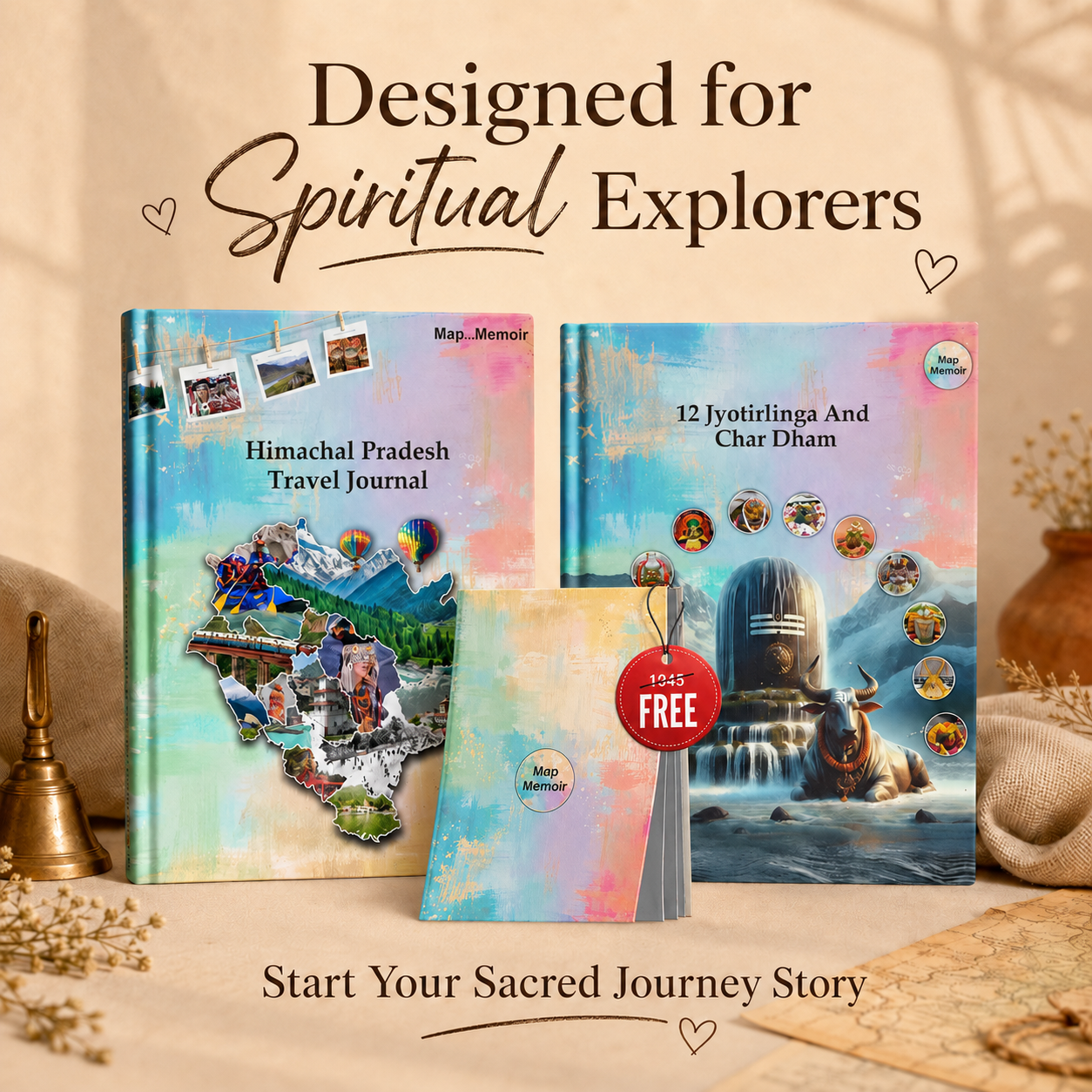 Himachal + Jyotirling Travel Journal Combo