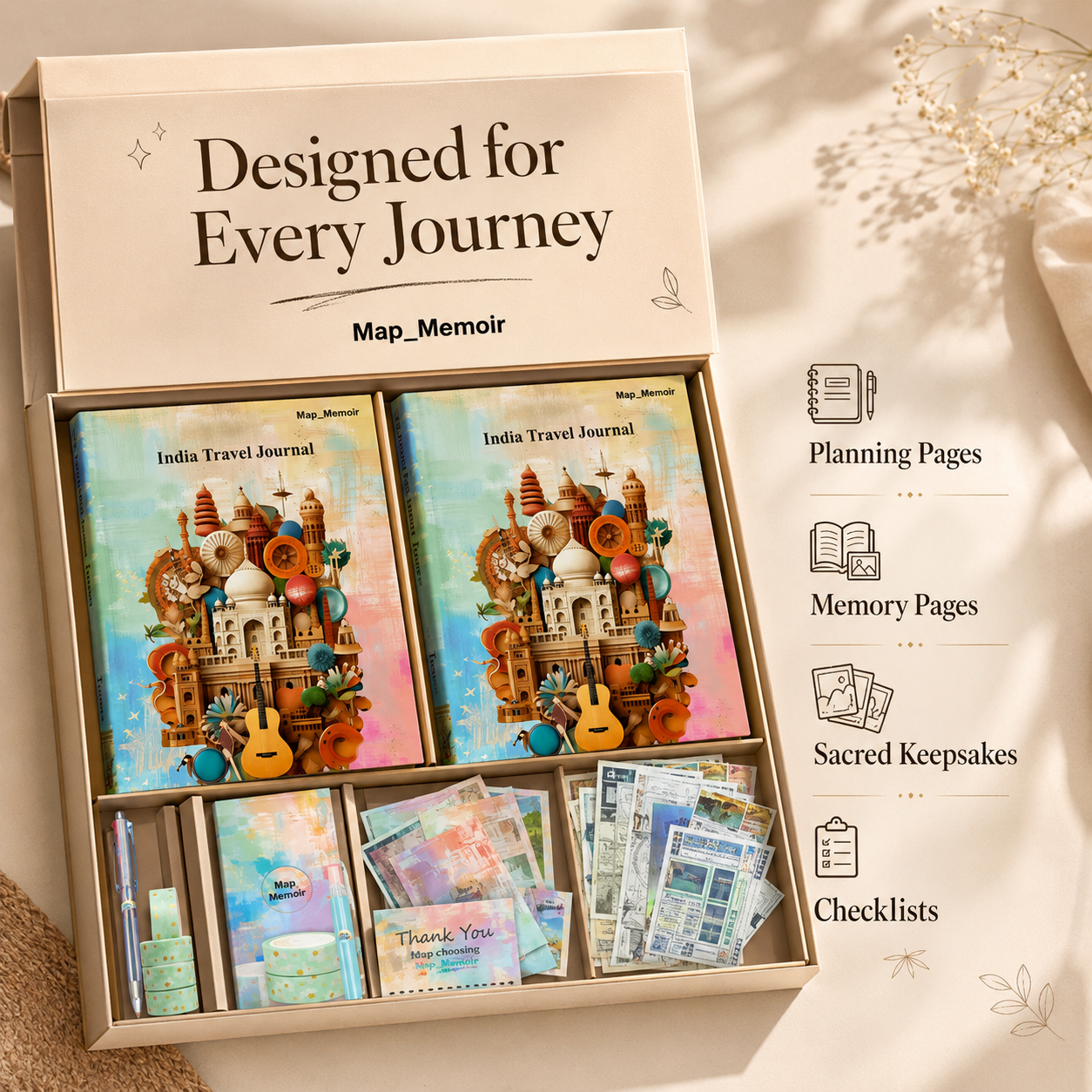 Get 2 India Travel Journal at 1399/-