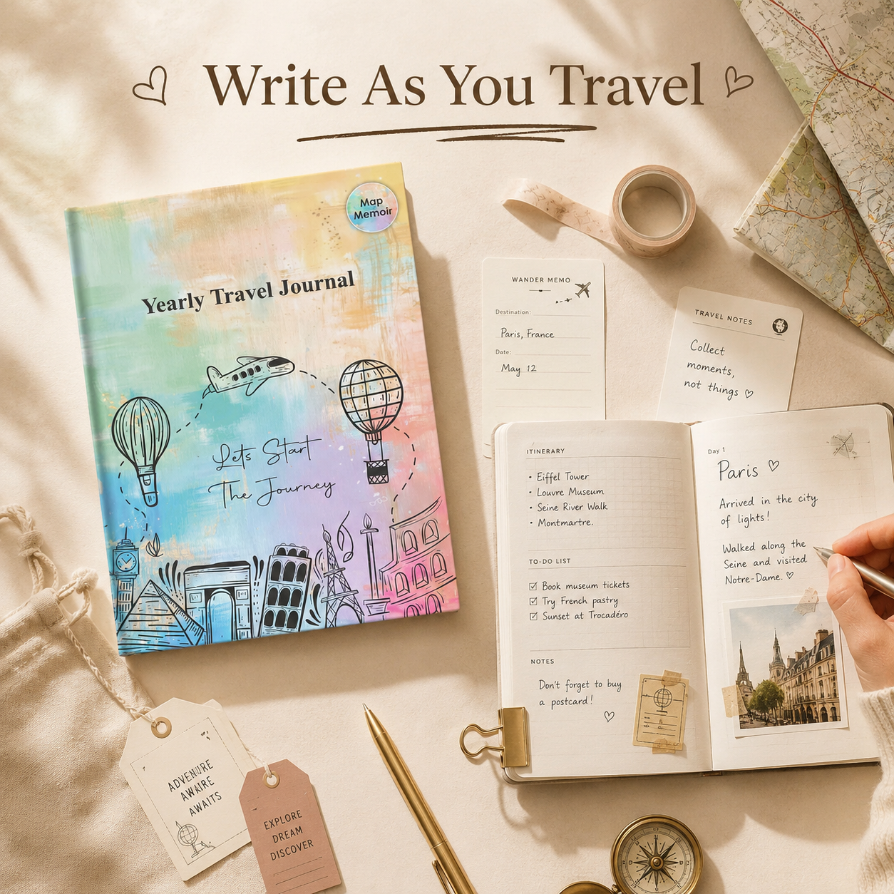 Yearly Travel Journal