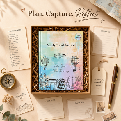 Yearly Travel Journal