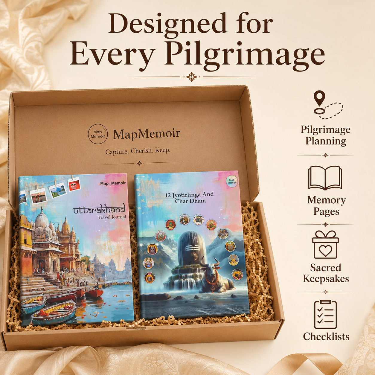 Uttrakhand + Jyotirling Travel Journal Combo