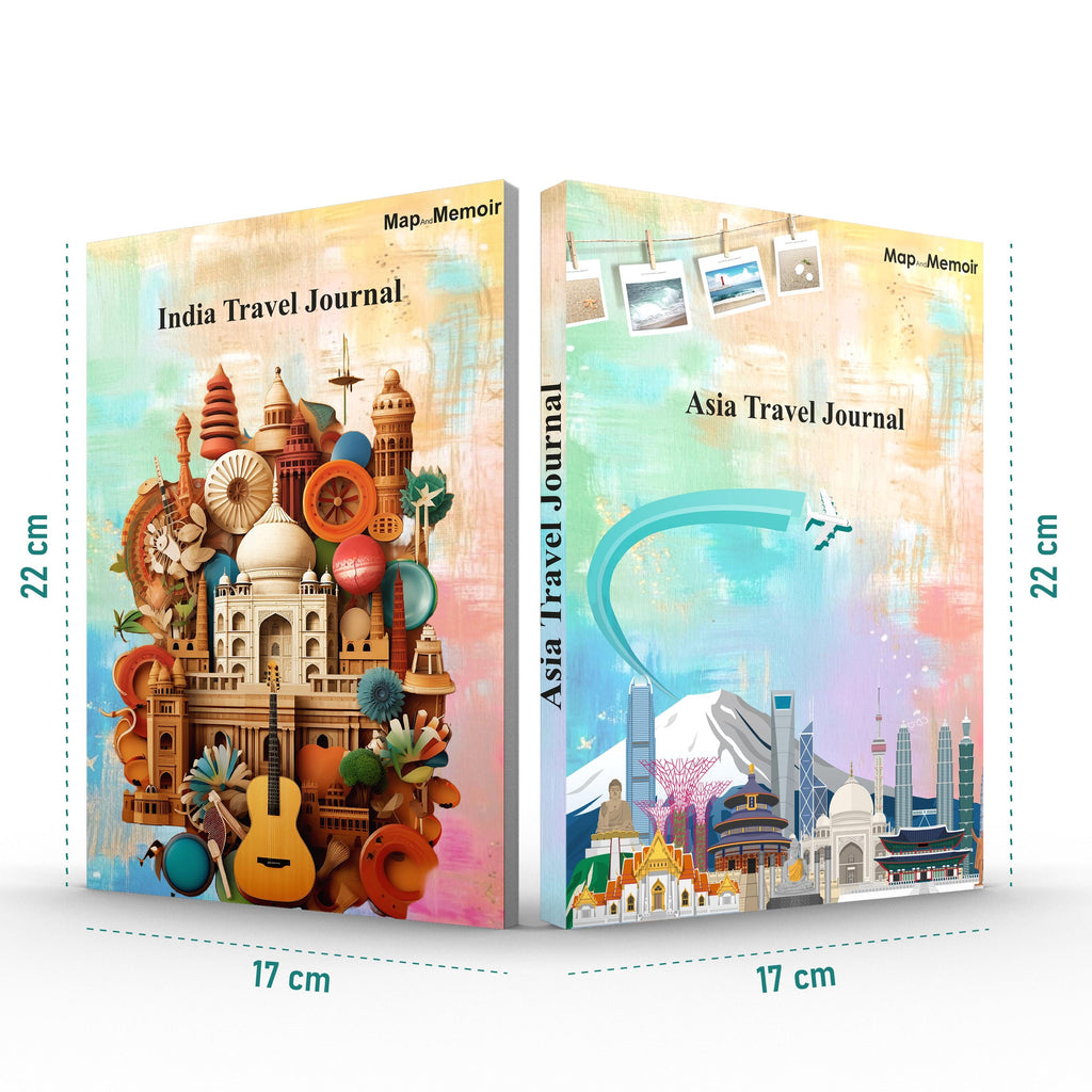 India + Asia Travel Journal Combo