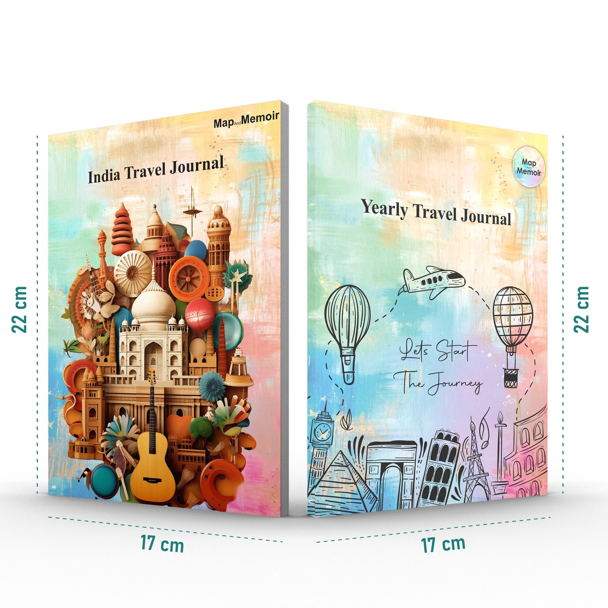 India + Yearly Travel Journal Combo