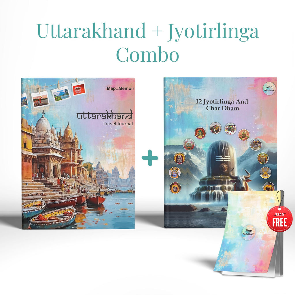 Uttrakhand + Jyotirling Travel Journal Combo