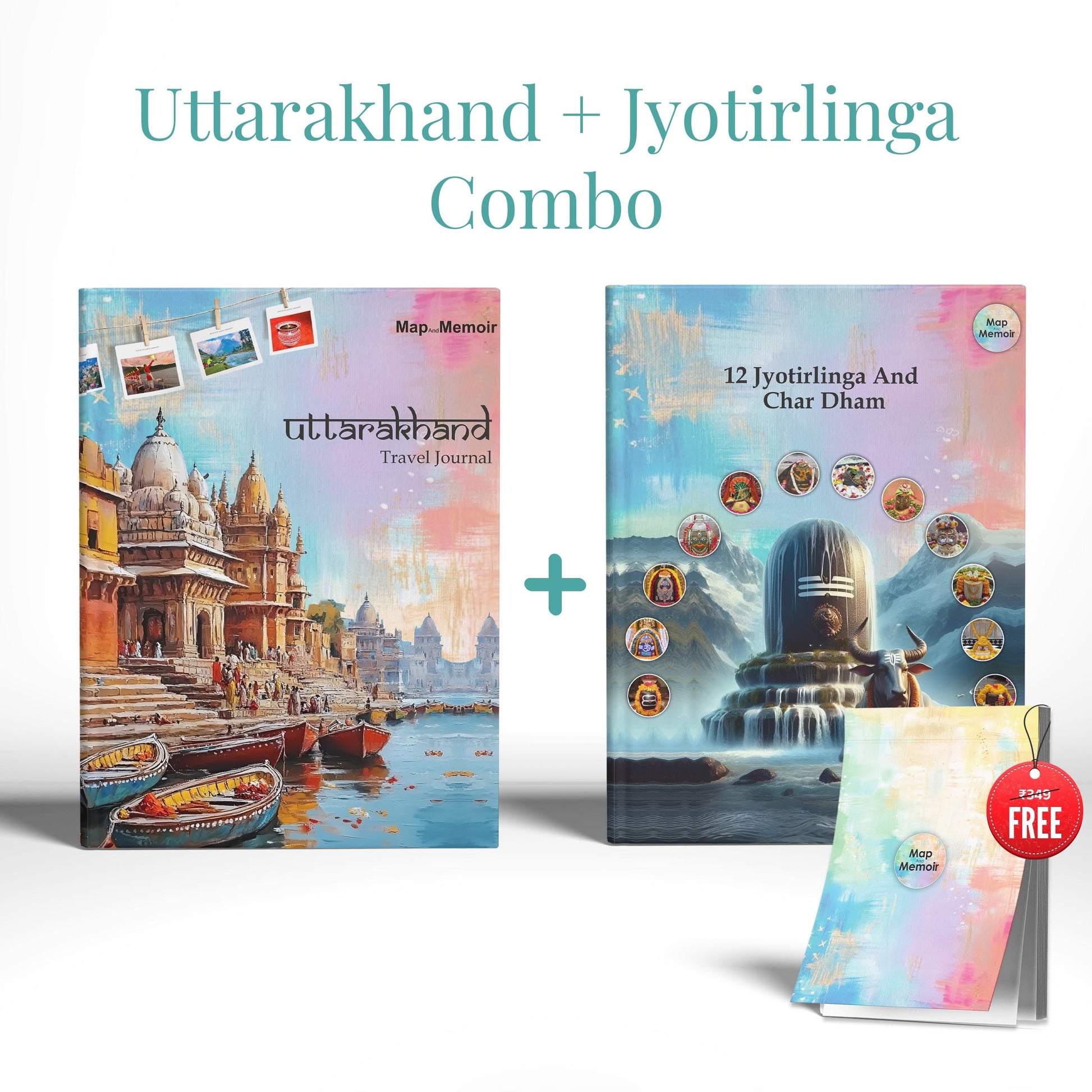Uttrakhand + Jyotirling Travel Journal Combo