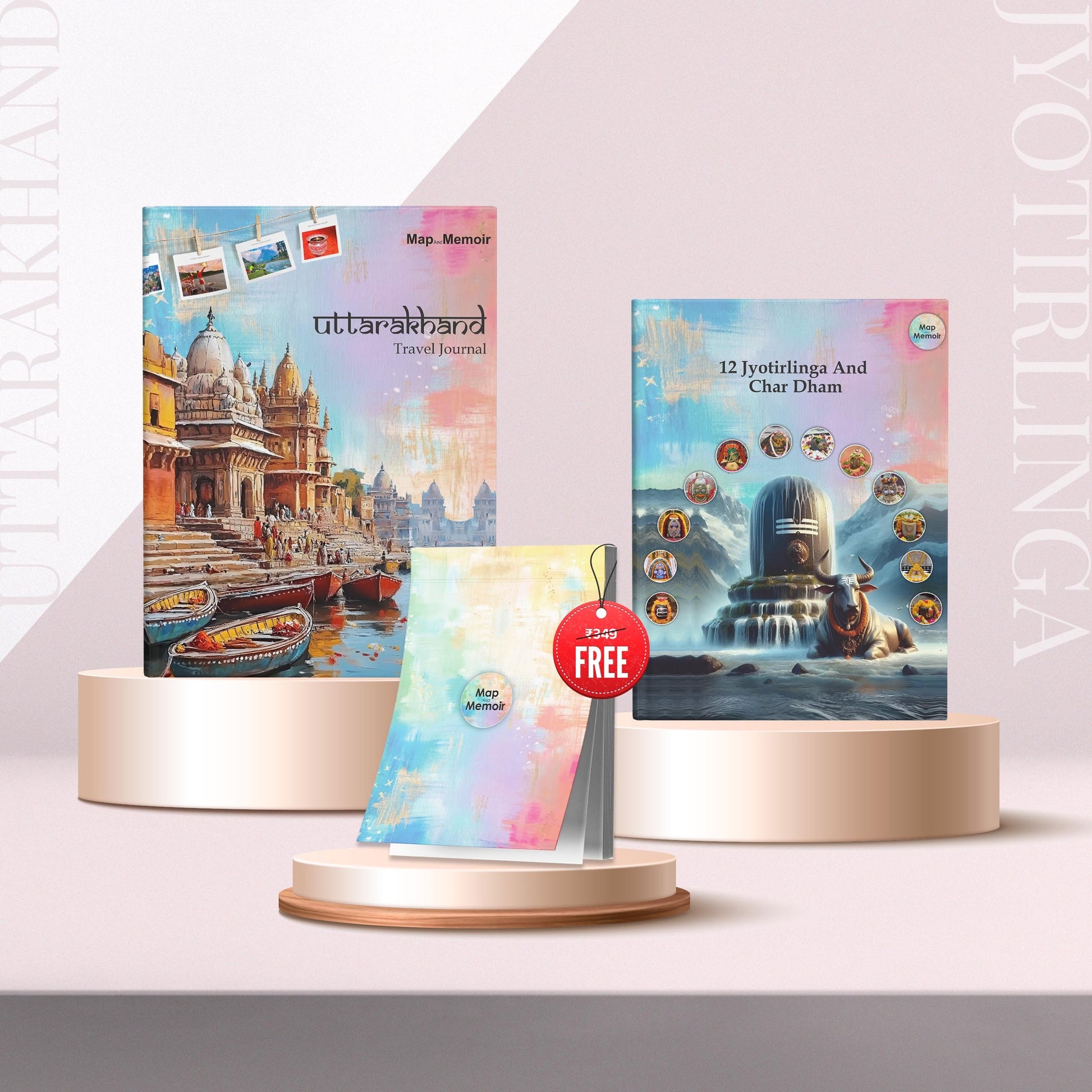 Uttrakhand + Jyotirling Travel Journal Combo
