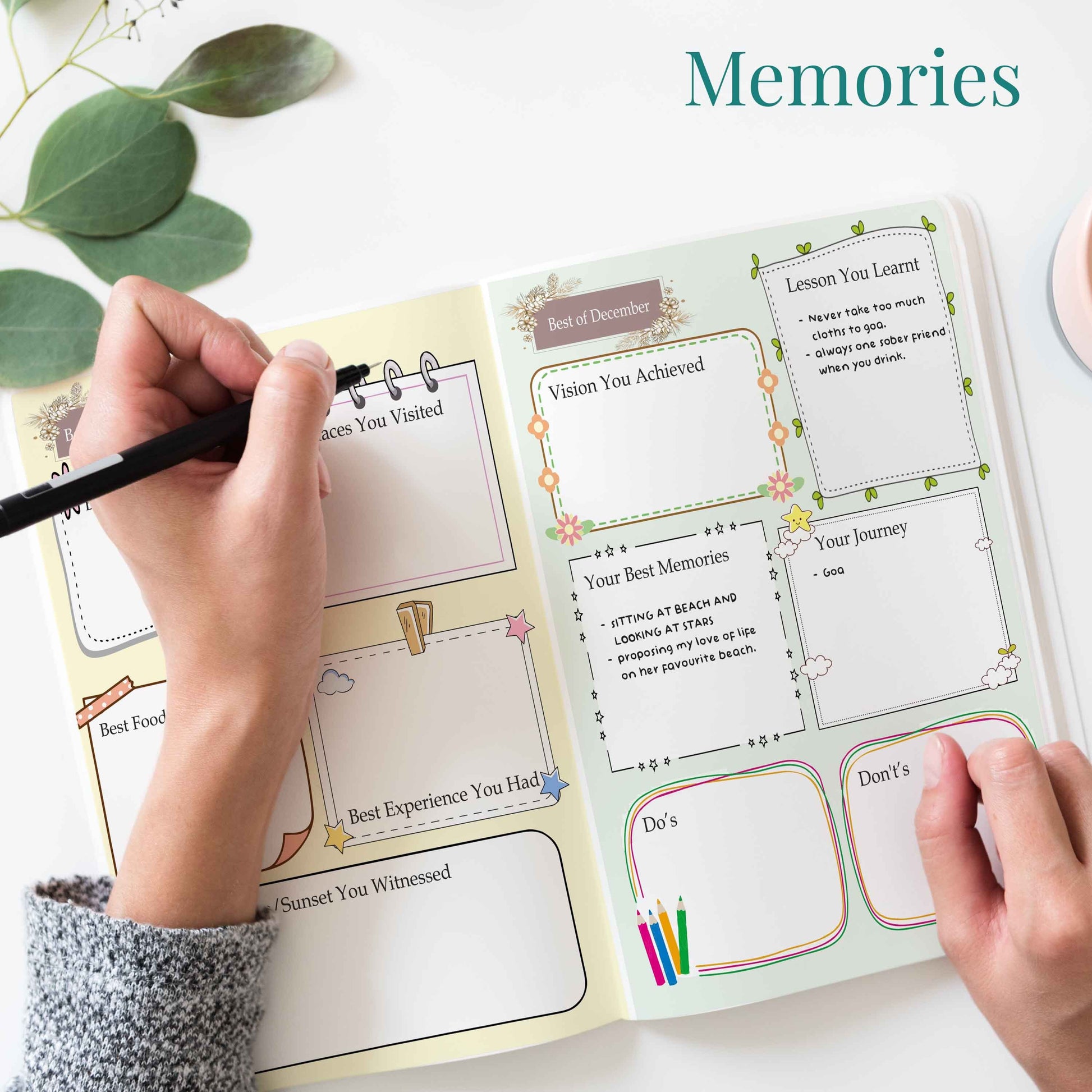 Yearly Travel Journal