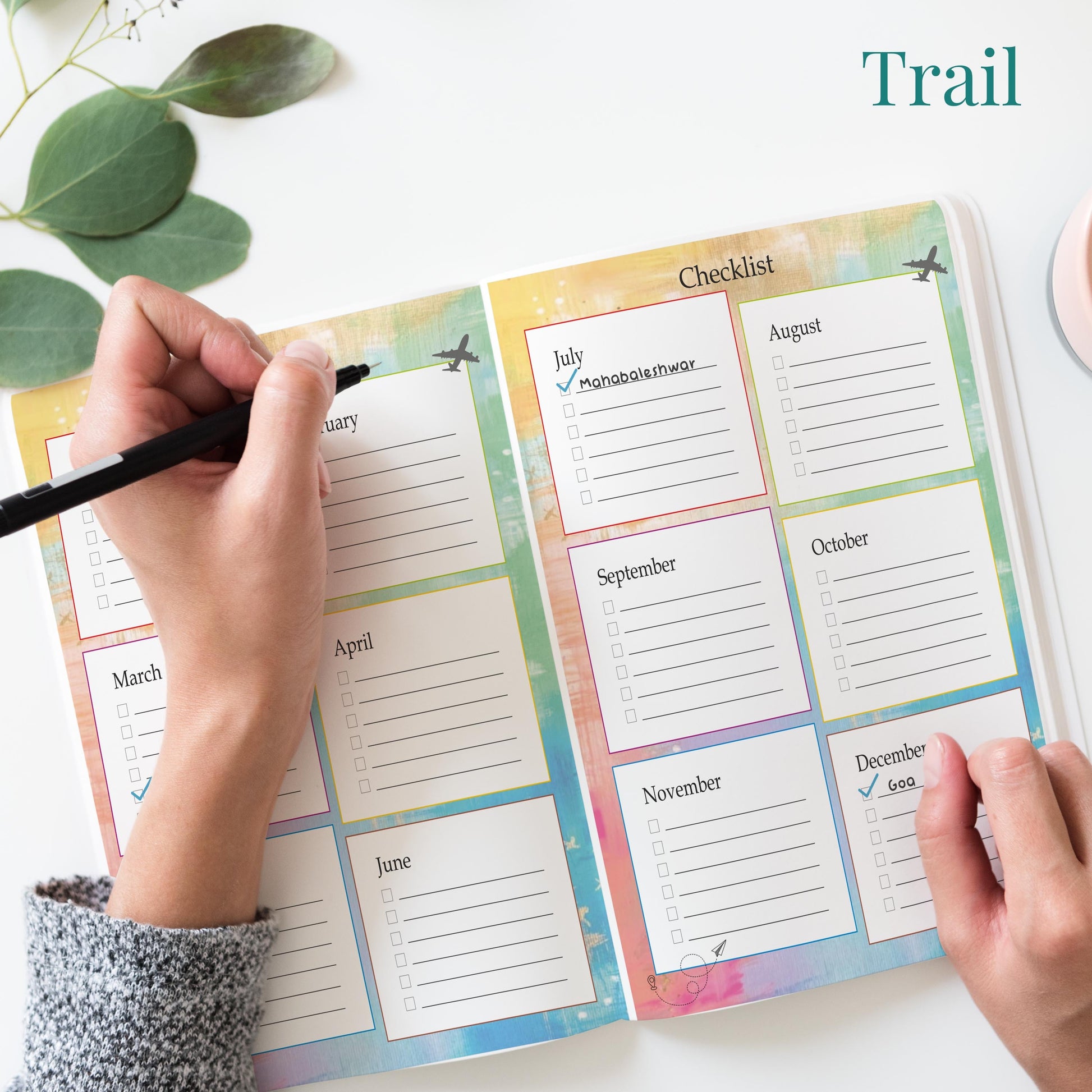 Yearly Travel Journal