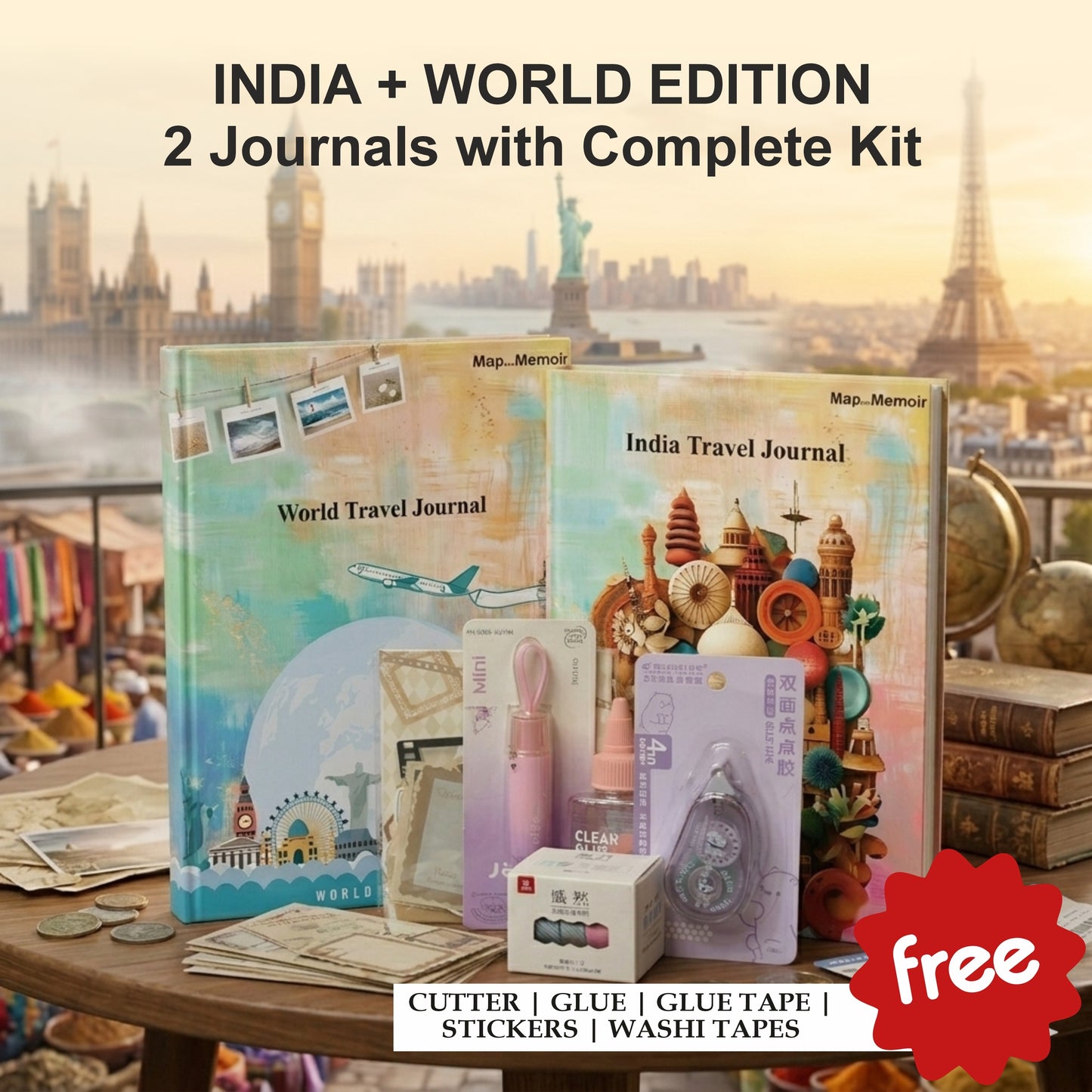 World + India Explorer Combo